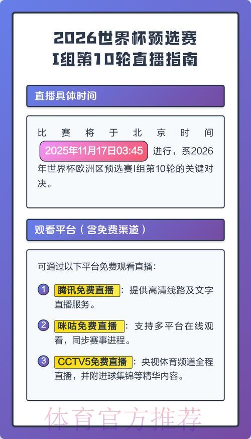 2026世界杯高清直播完整收看指南 2026世界杯高清直播完整收看指南